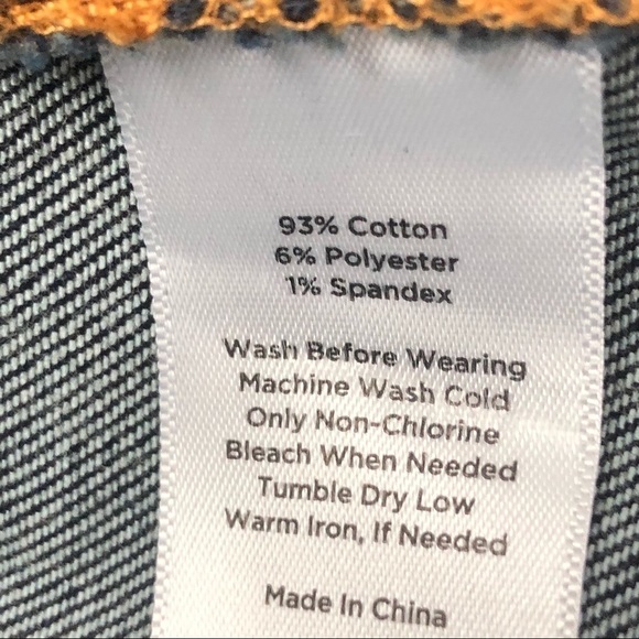 TALBOTS Women’s Blue Jeans Size 22WP Dark Wash Bootcut Stretch Distressed - Picture 9 of 10